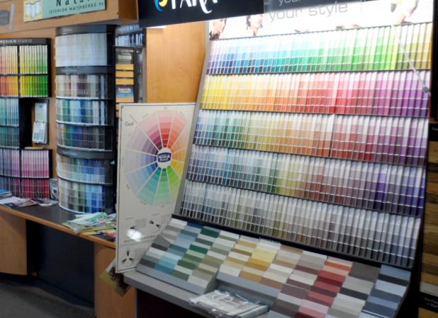 Paint Store's showroom